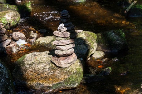 Steinmännchen in Steinklamm