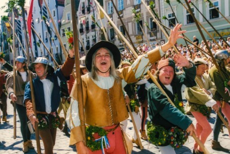 Reisige bei Landshuter Hochzeit